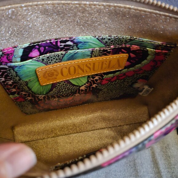 Consuela Pebbles Downtown Crossbody – Retired Neon Leopard Print (NEW!) - Picture 3 of 5